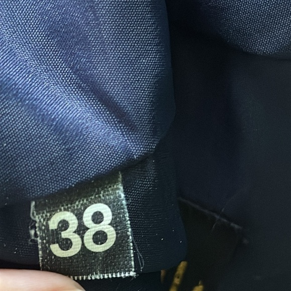 HAGGAR Men’s Navy Blazer Size 38 - Picture 6 of 10